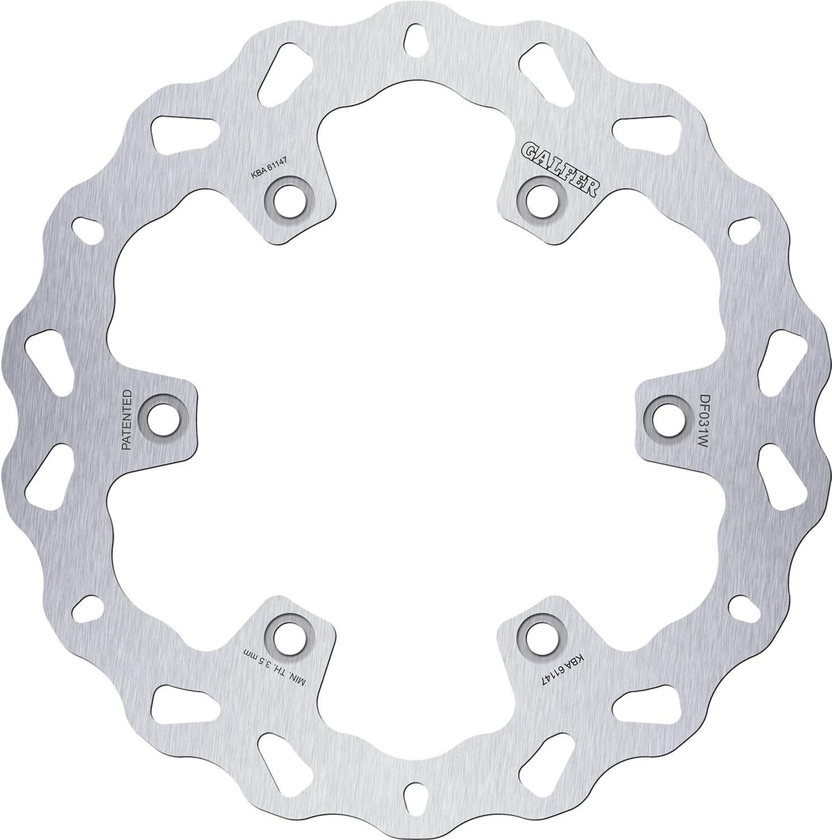 Galfer golf remschijf df031 rotor brake rotors starr