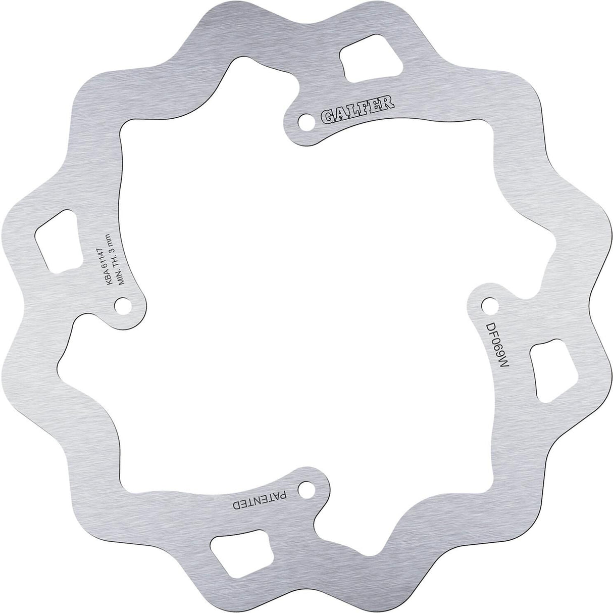 Galfer wave brake disc df069 rotor df069 type w offroad rigid