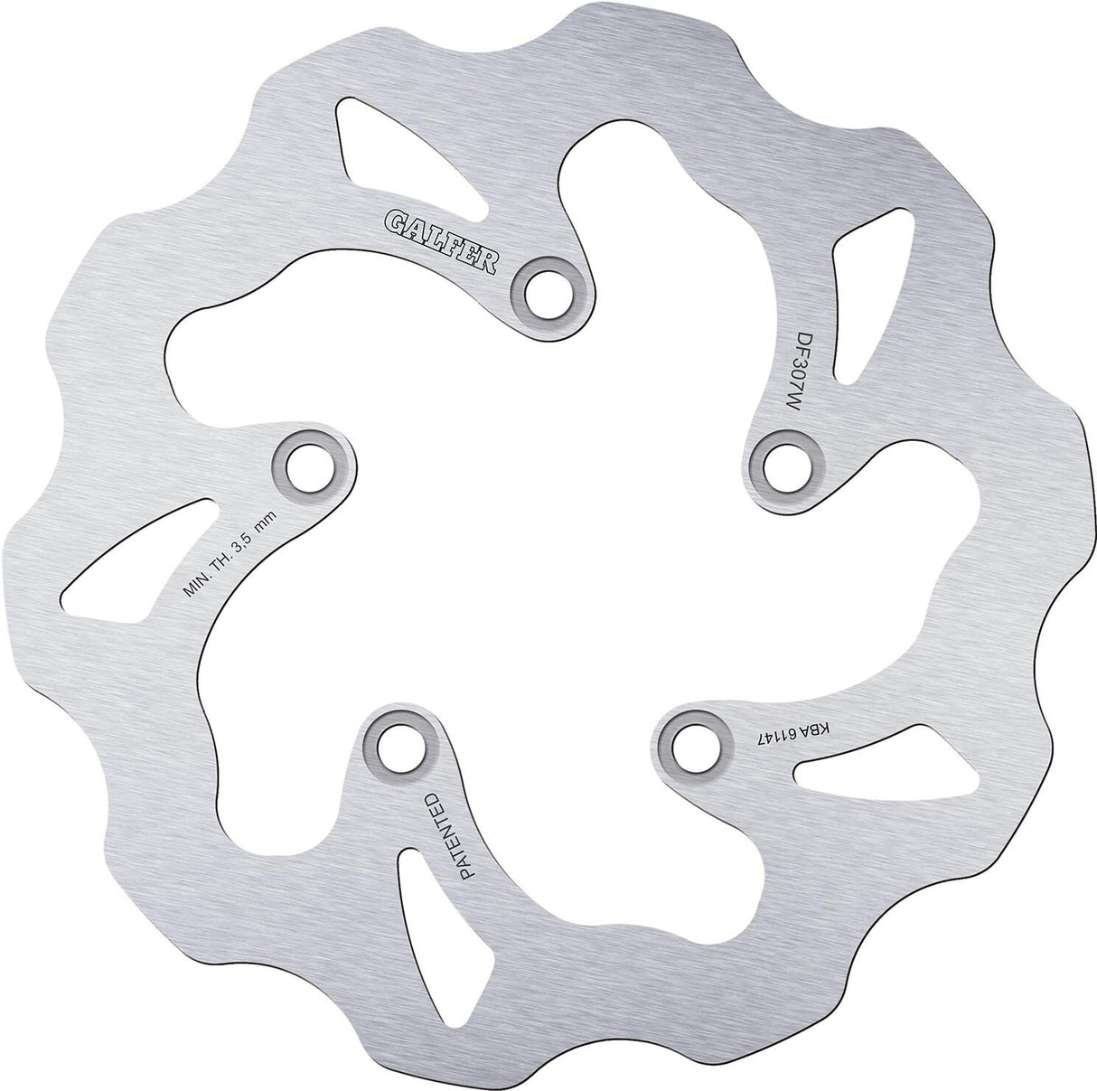 Galfer wave remschijf df307 rotor df307 type w rigid