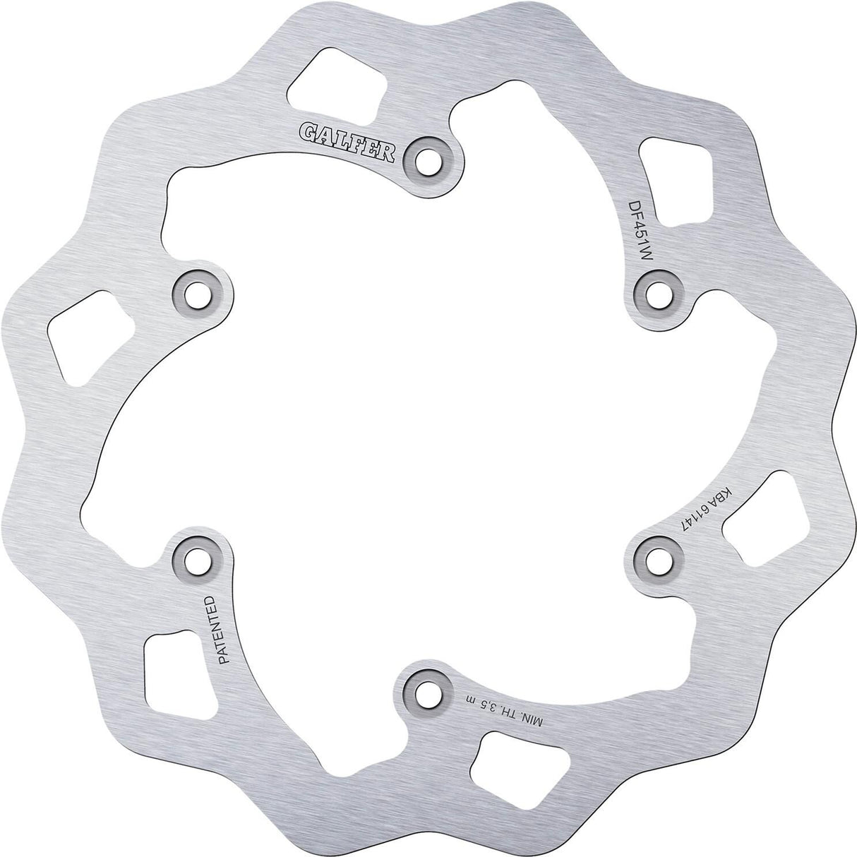 Galfer wave brake disc df451 rotor df451 type w rigid