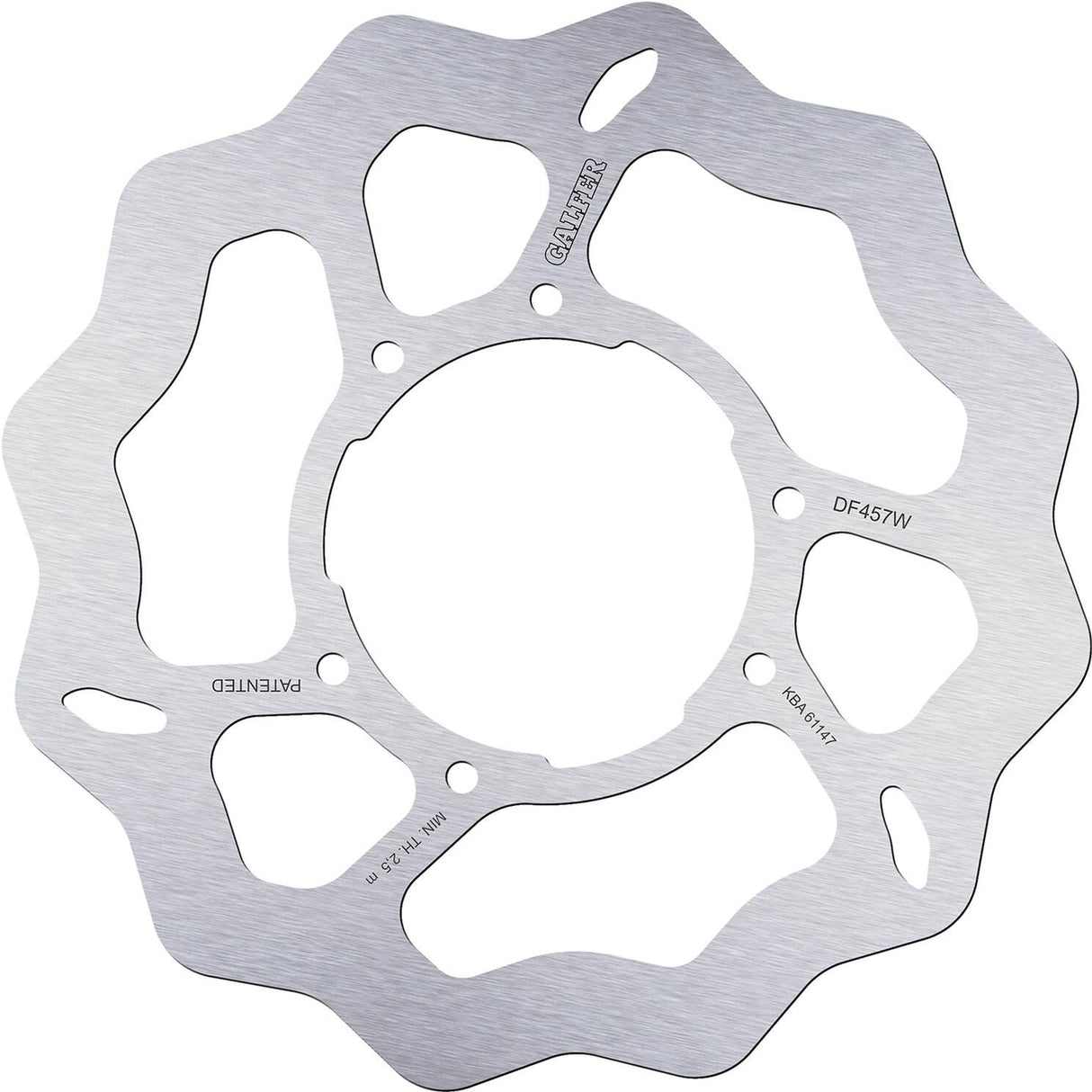 Galfer wave remschijf df457 rotor df457 type w rigid