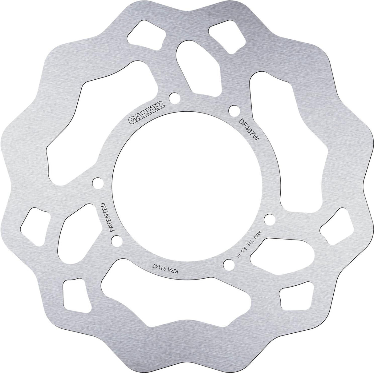 Galfer wave remschijf df467 rotor df467 type w rigid