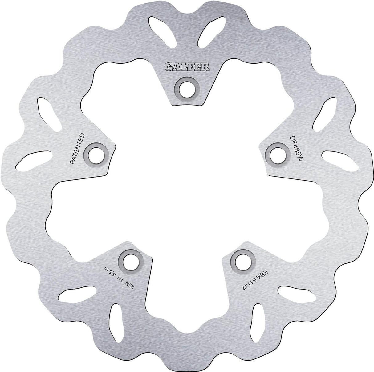 Galfer wave remschijf df485 rotor df485 type w rigid