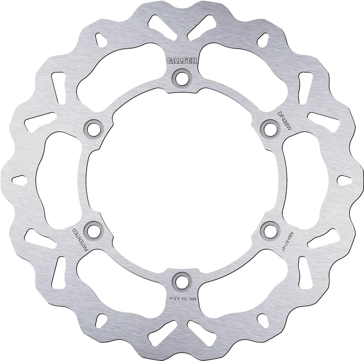 Galfer wave remschijf df488 rotor df488 type w rigid