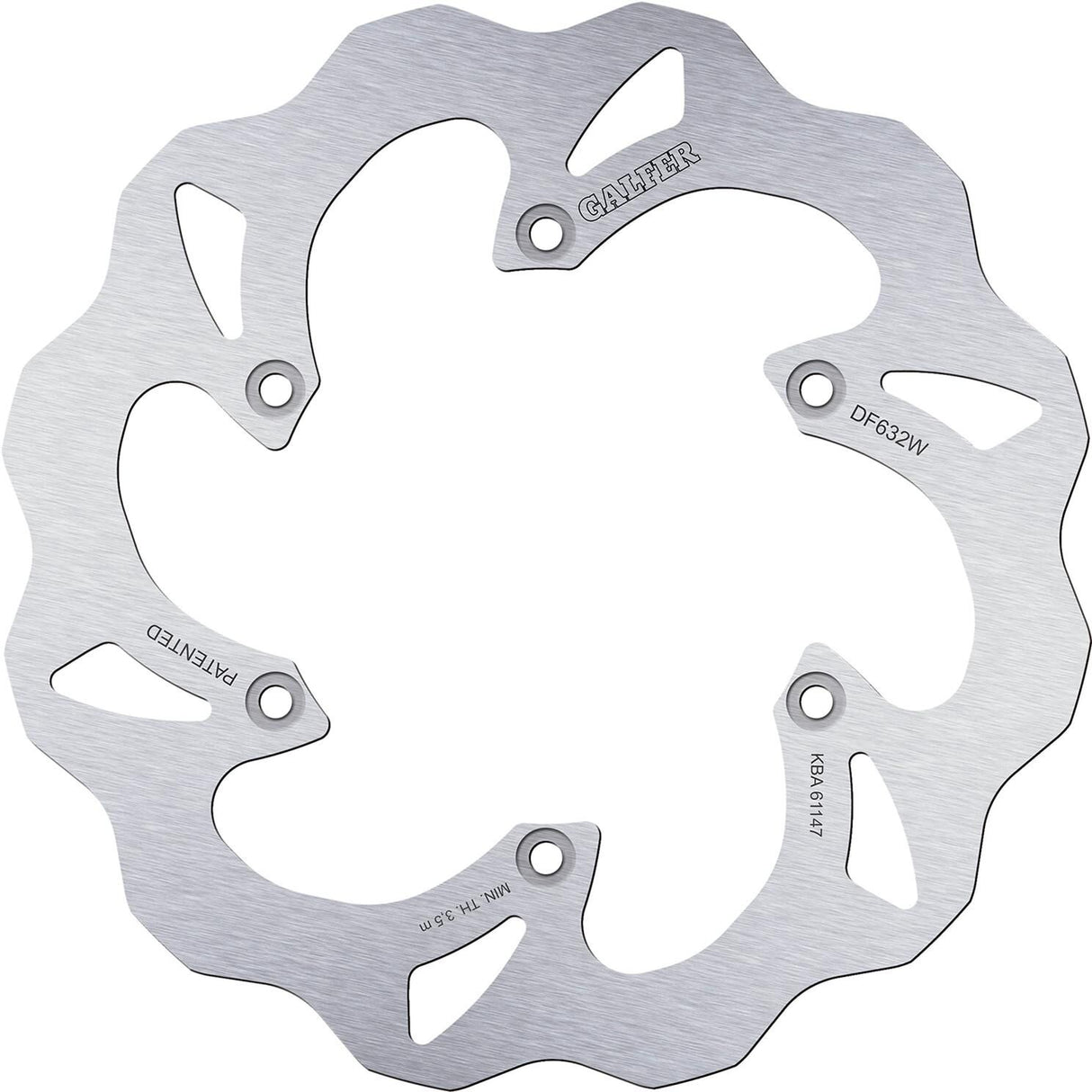 Galfer wave remschijf df632 rotor df632 type w rigid