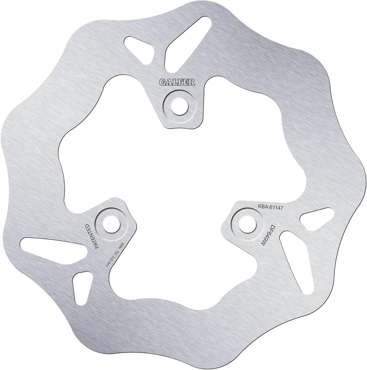 Galfer brake disc df649 rotor df649 type w rigid