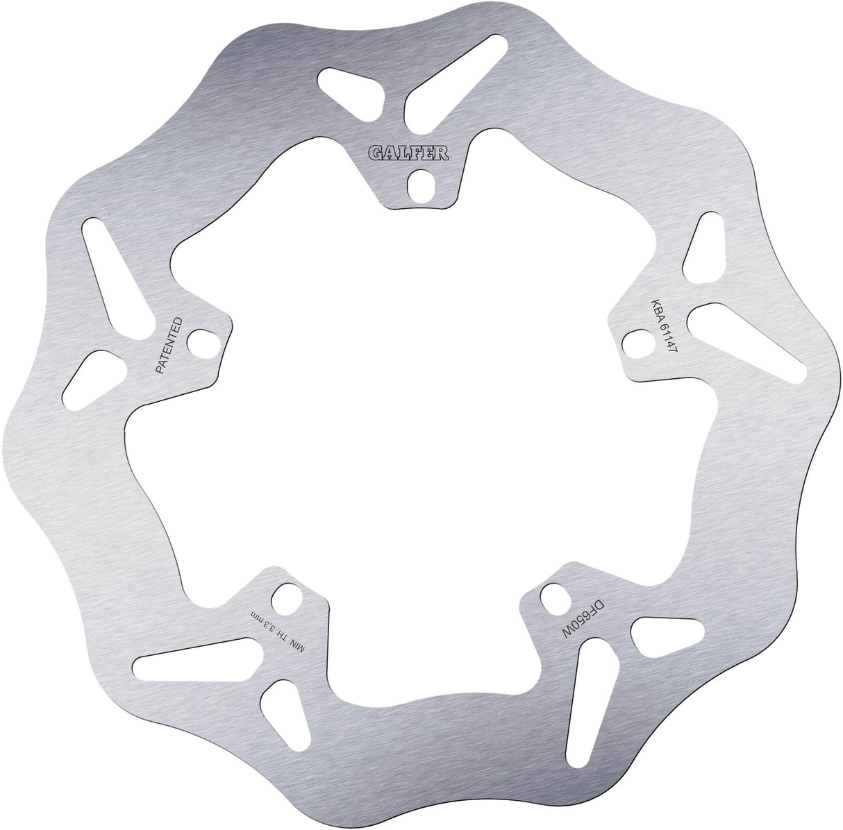 Galfer remschijf df650 rotor df650 type w rigid