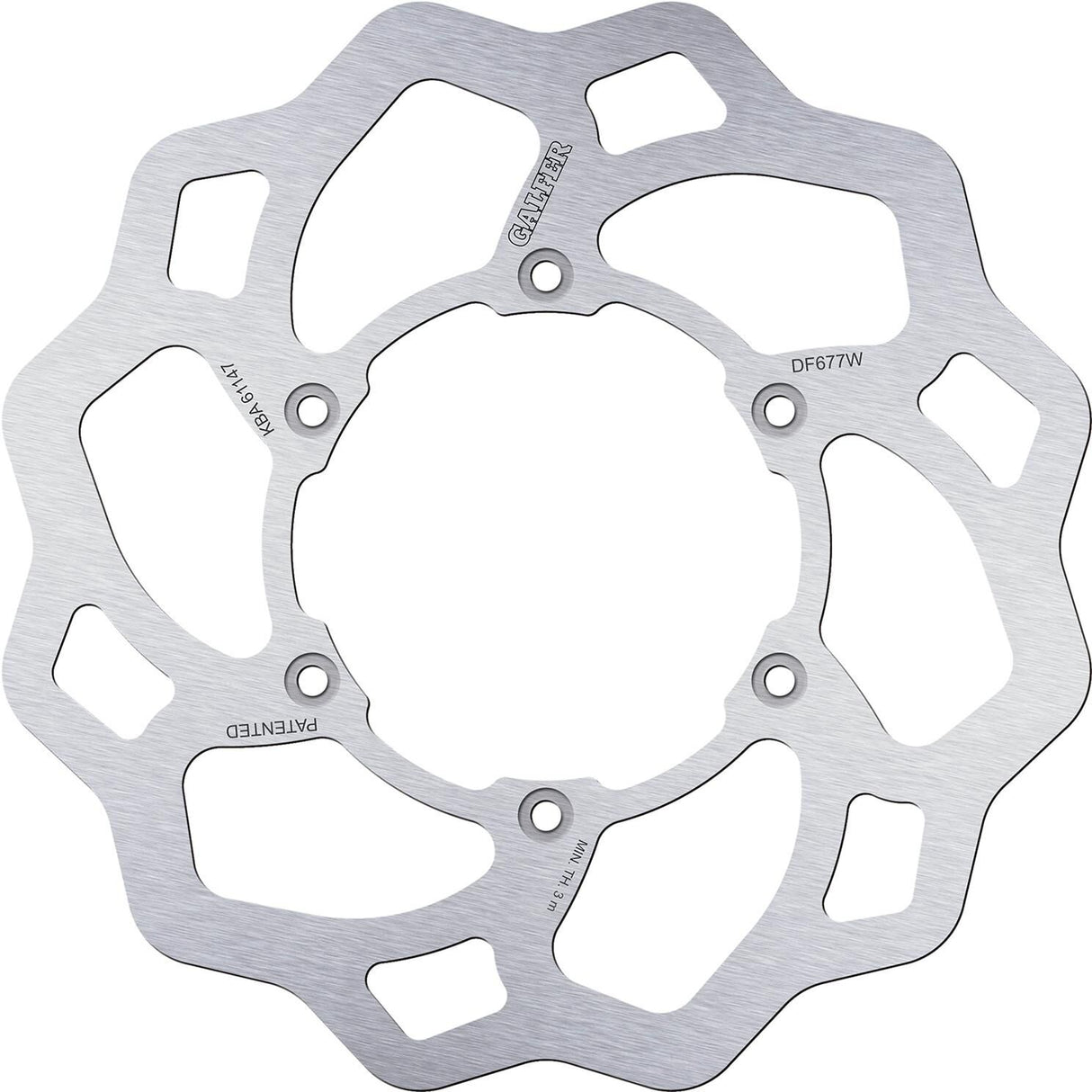 Galfer golf remschijf df677 rotor df677 type w offroad rigid