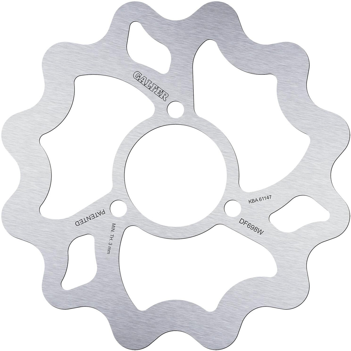 Galfer golf brake disc df698 rotor df698 type w rigid