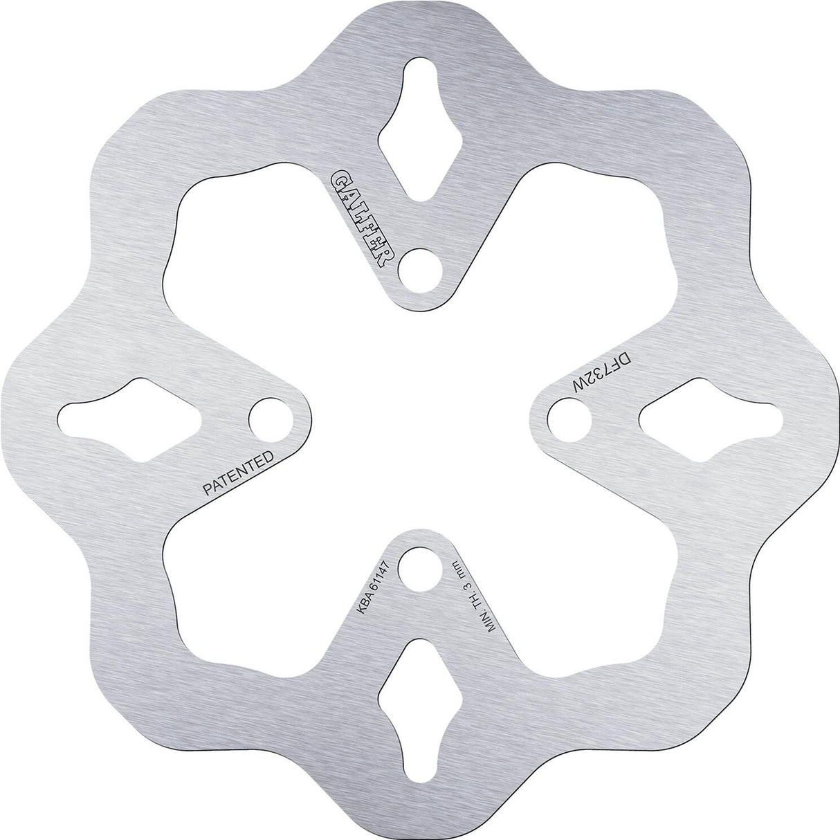 Galfer wave remschijf df732 rotor df732 type w rigid