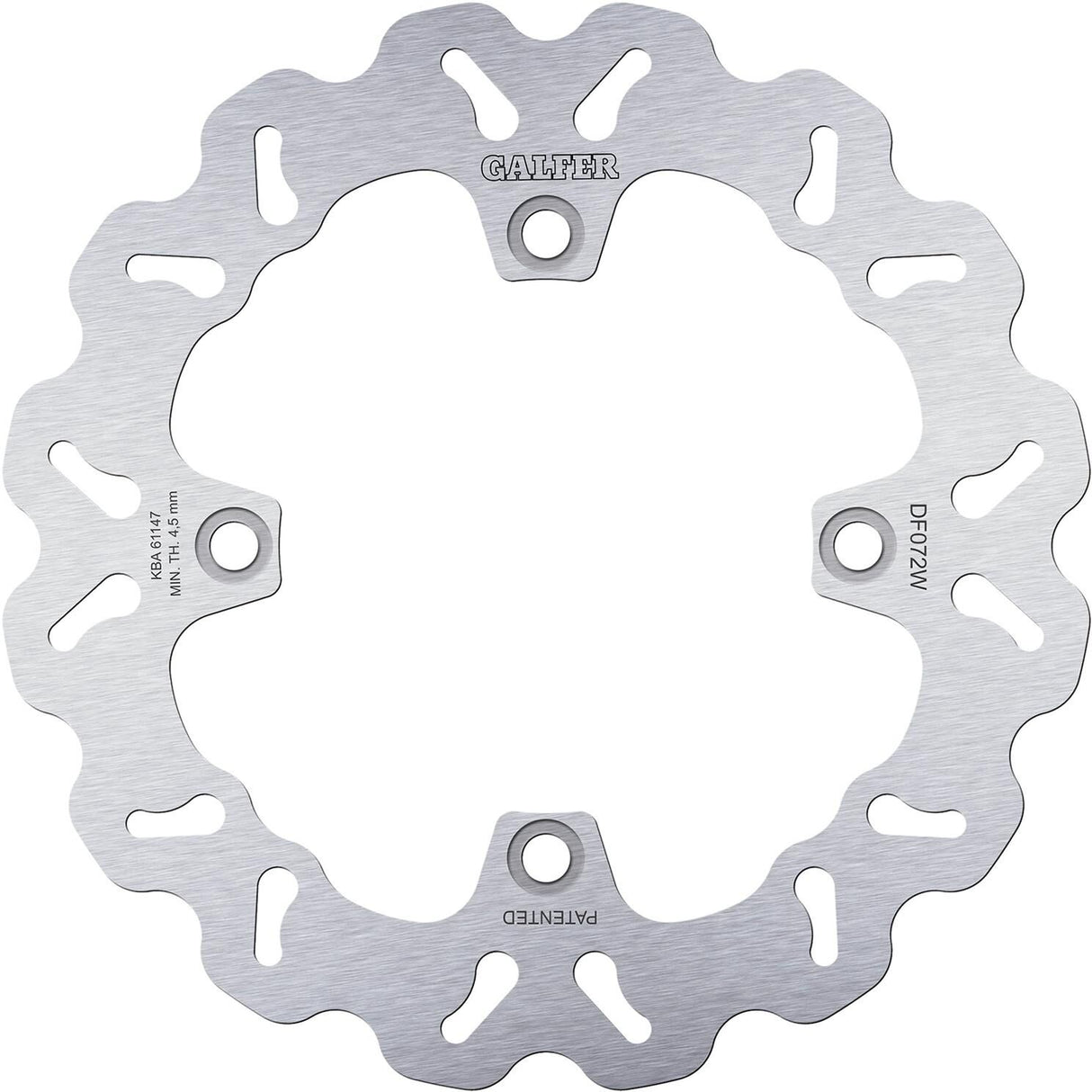 Galfer wave brake disc df072 rotor df072 type w rigid