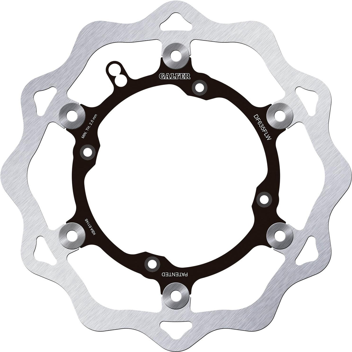 Galfer wave brake disc df635 rotor df635 flw floating offroad