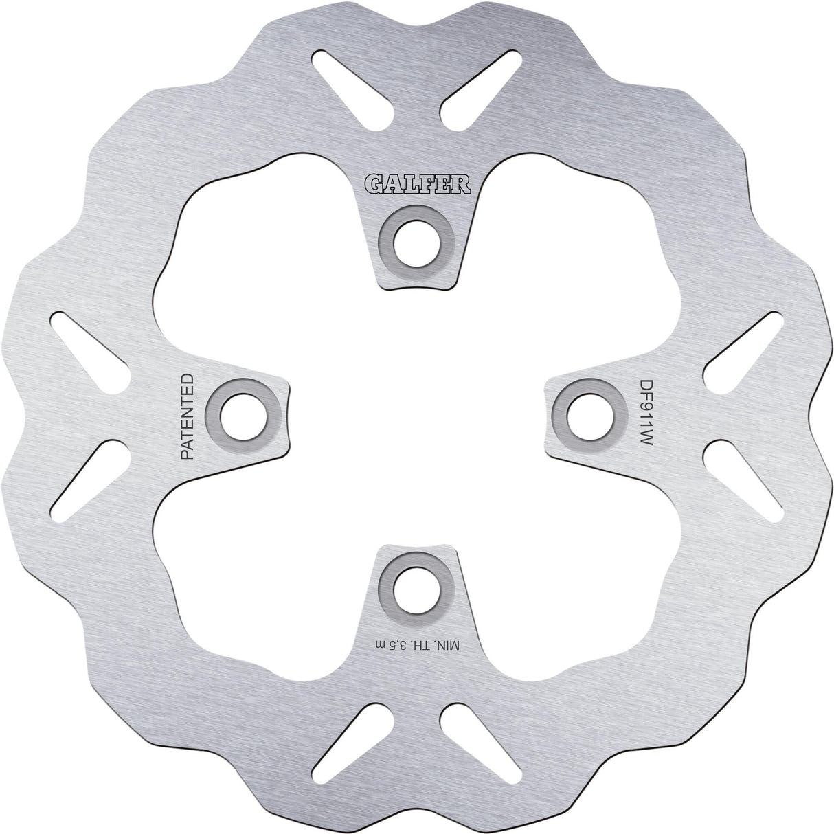 Galfer wave remschijf df911 rotor df911 type w rigid