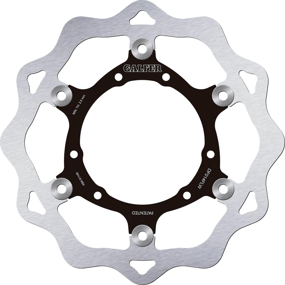 Galfer wave brake disc df014 rotor df014 flw offroad floating