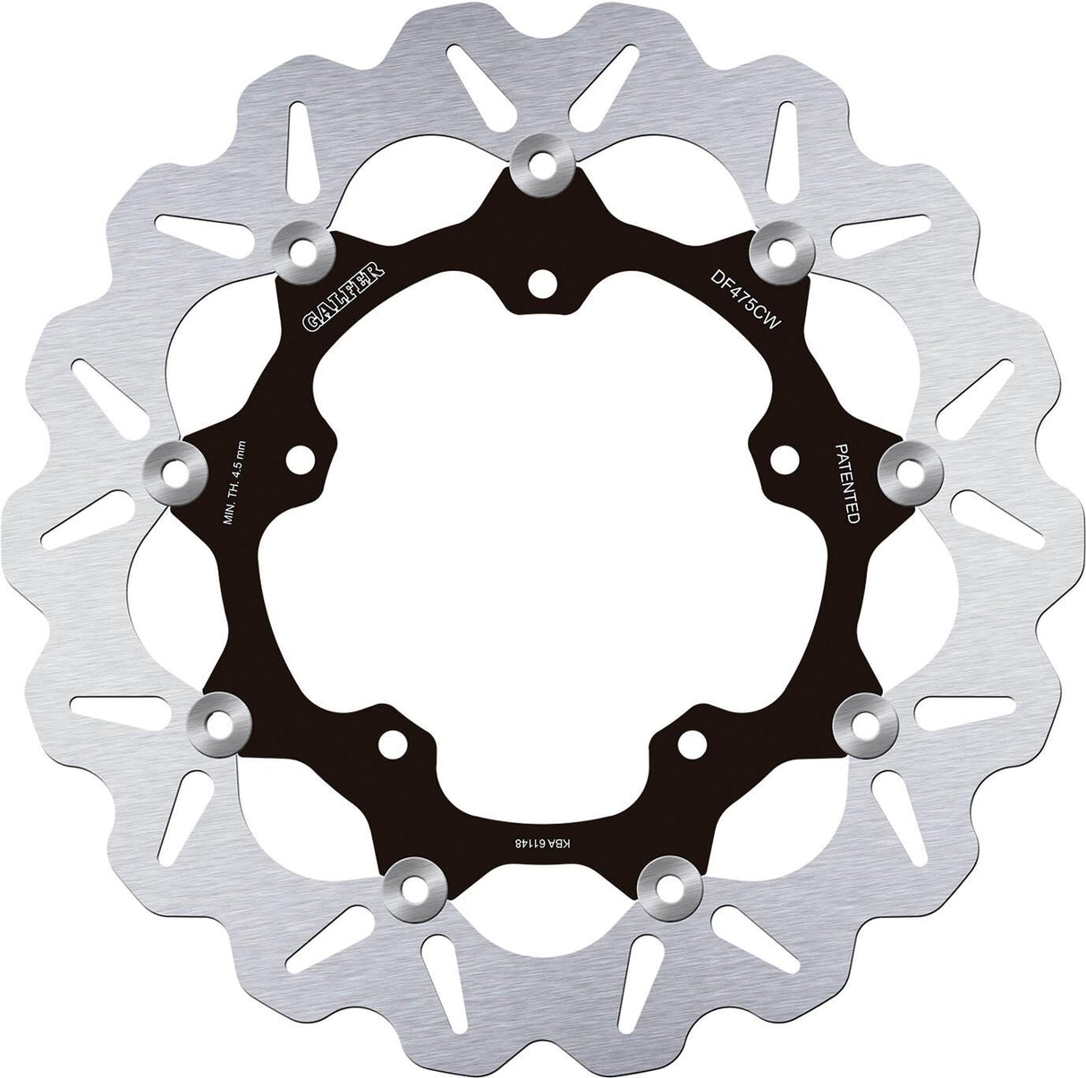 Galfer wave brake disc df475 rotor df475 type cw floating