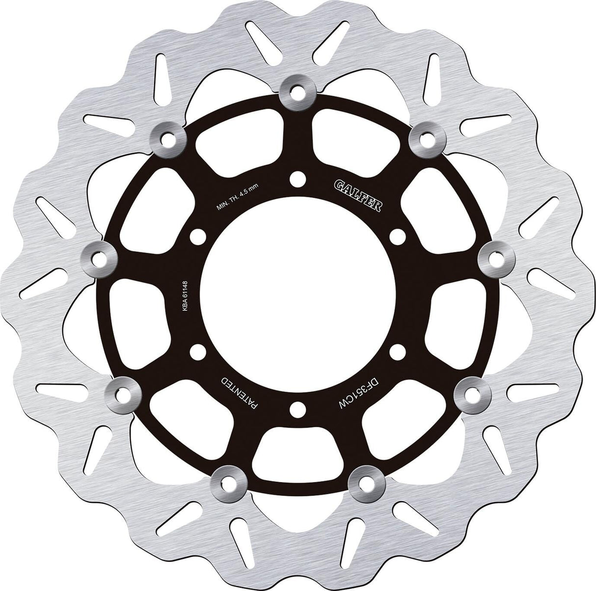 Galfer wave brake disc df351 rotor df351 type cw floating