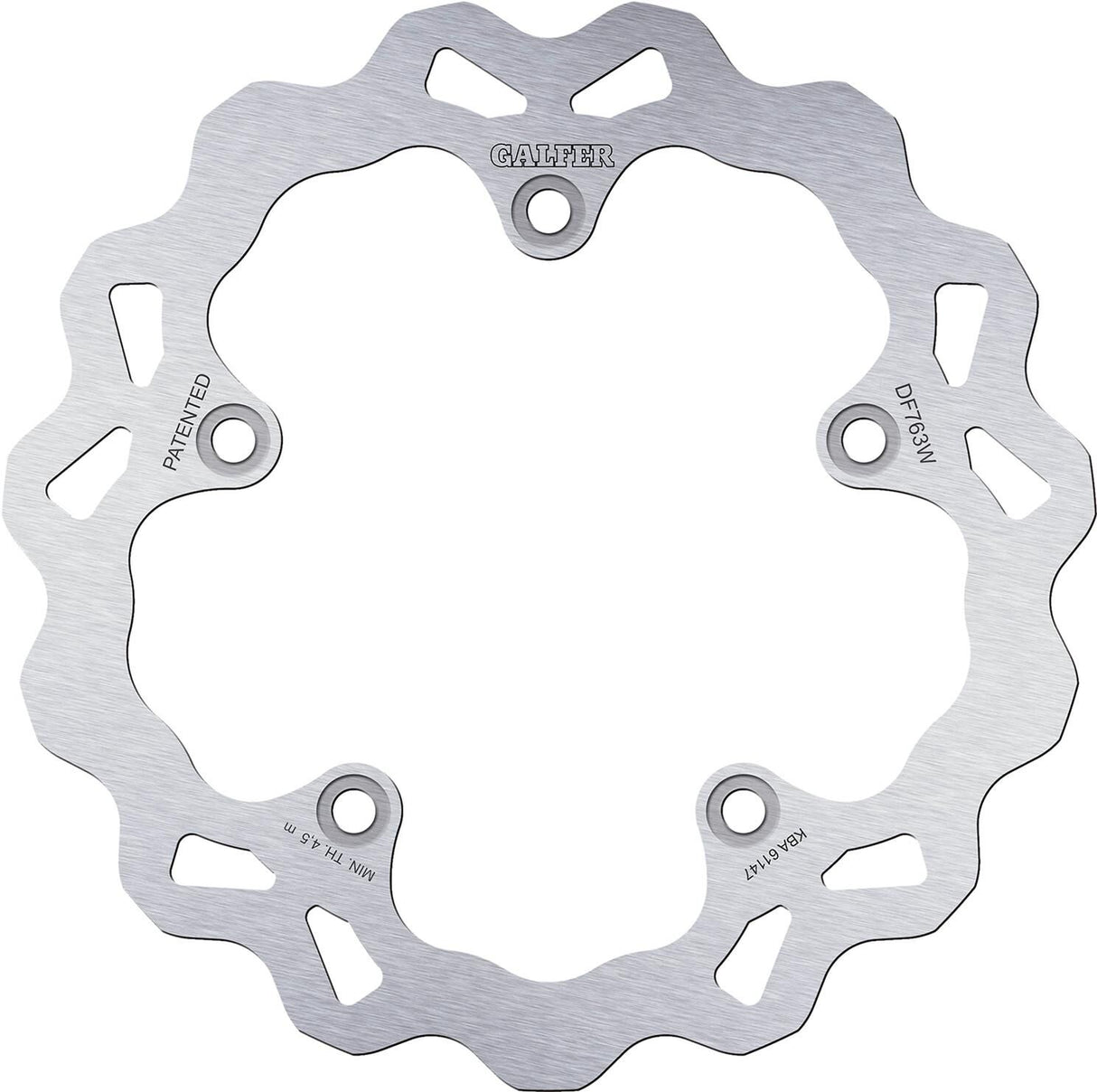 Galfer wave brake disc df763 rotor df763 type w rigid