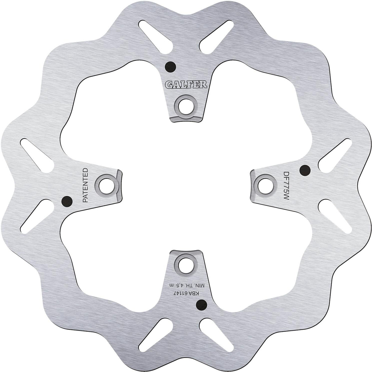 Galfer wave brake disc df775 rotor df775 type w rigid