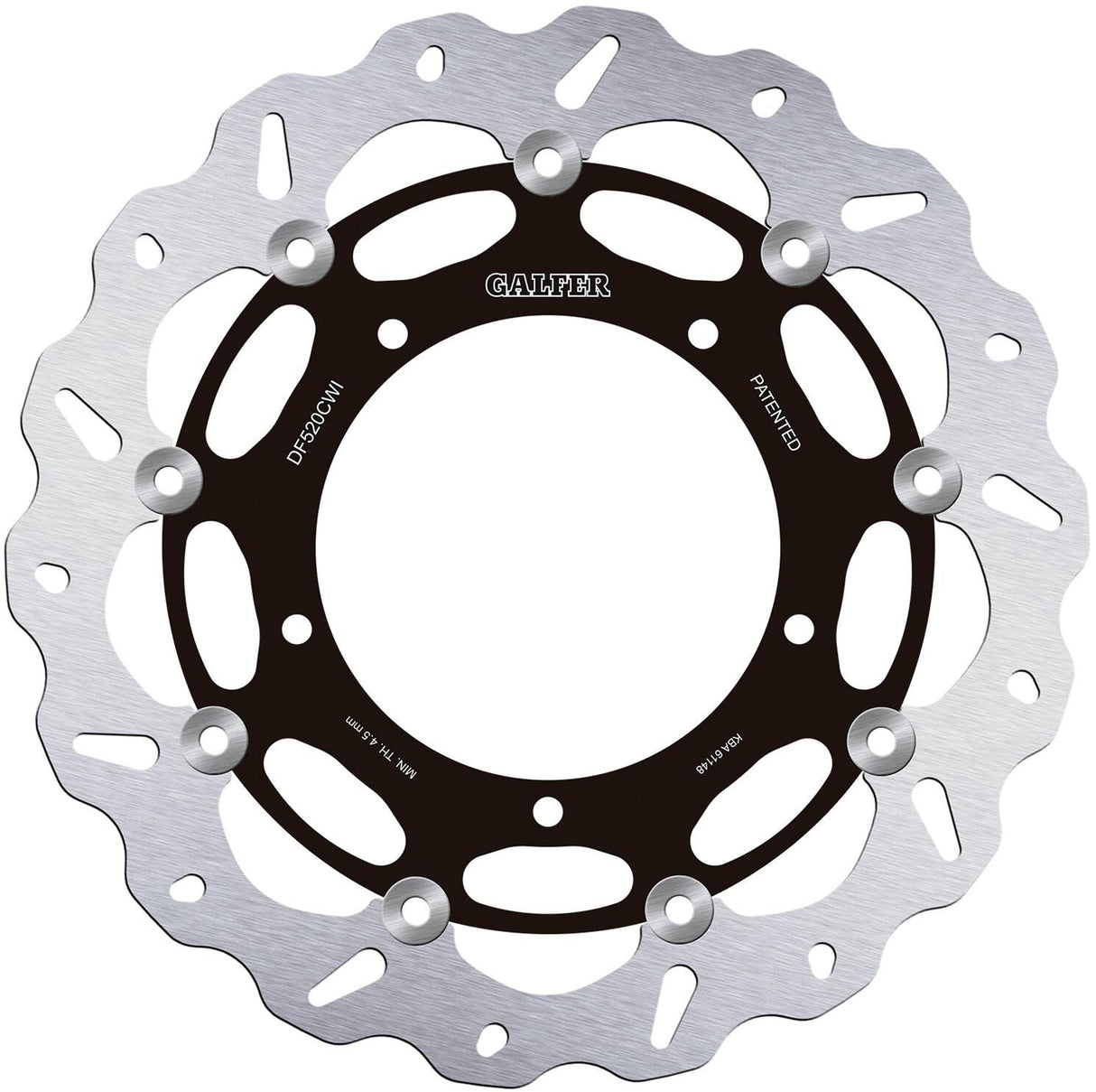 Galfer wave brake disc df520 rotor brake rotors floating left