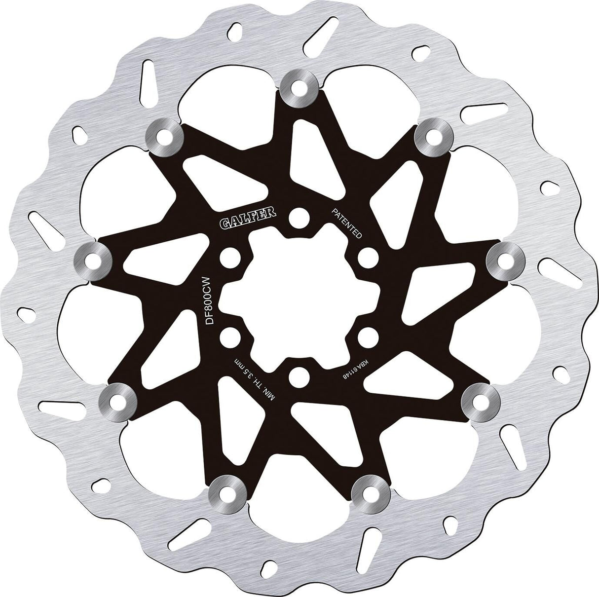 Galfer wave brake disc df800 rotor df800 cw floating