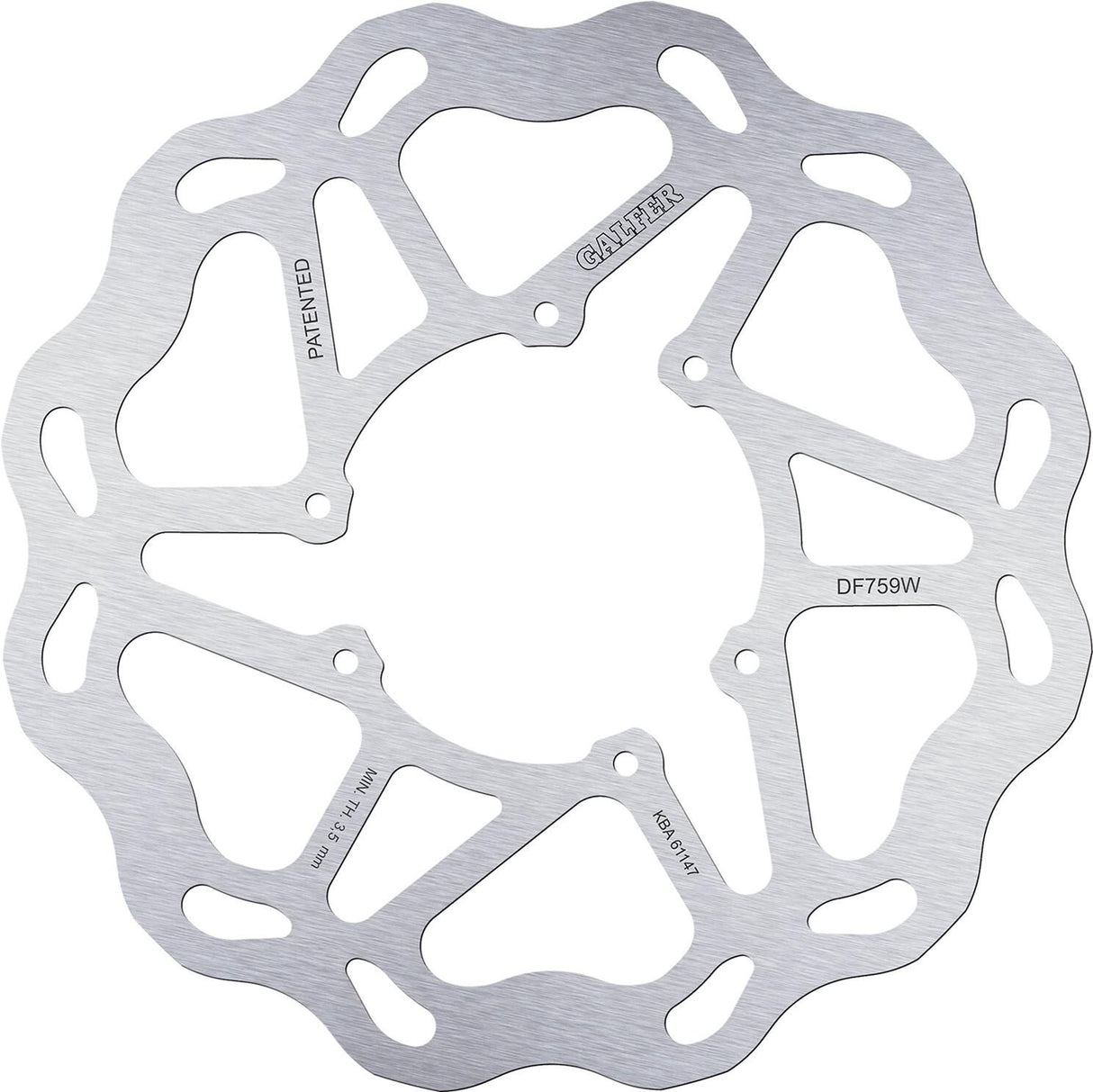 Galfer wave brake disc df759 rotor df759 type w rigid