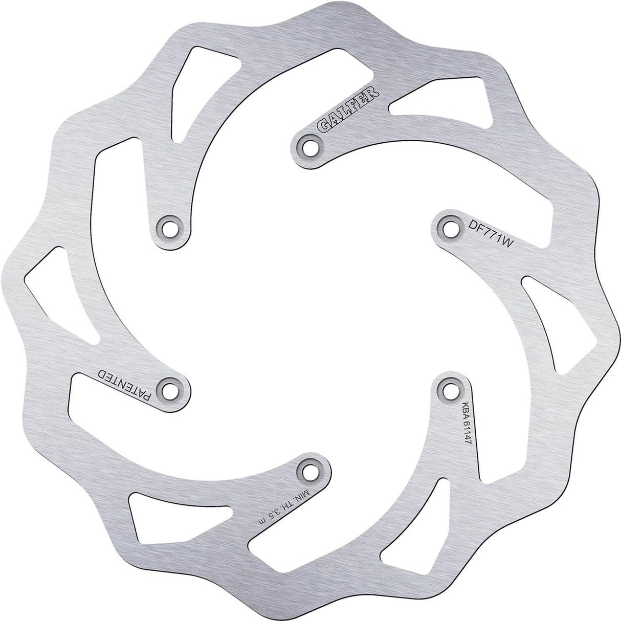 Galfer wave remschijf df771 rotor df771 type w rigid
