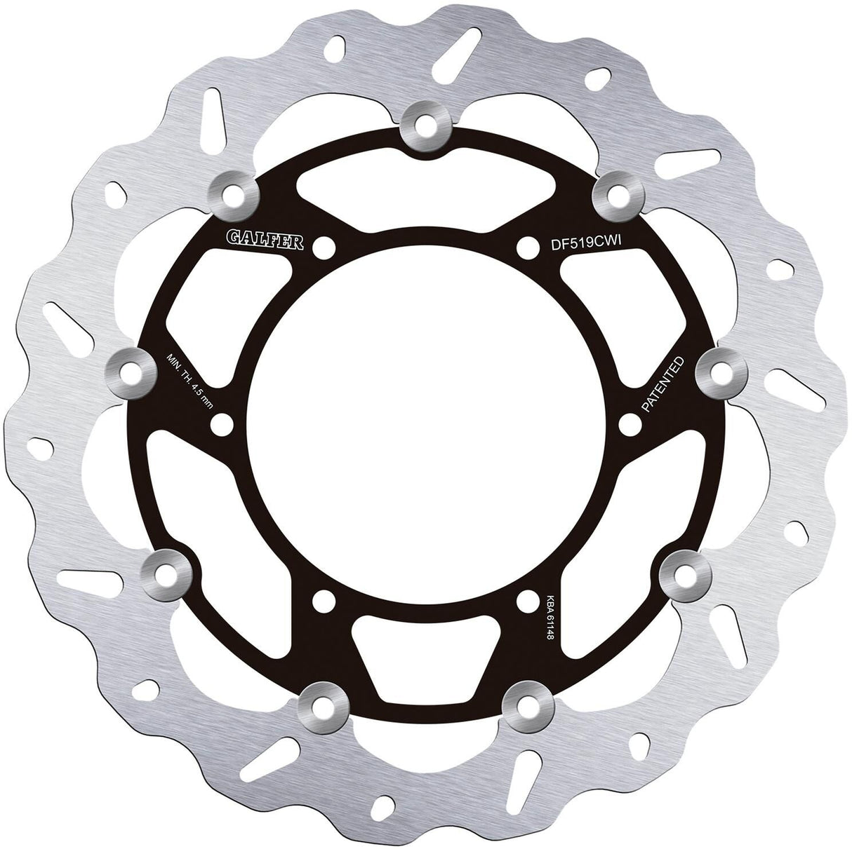 Galfer golf remschijf df519 rotor brake rotors floating left