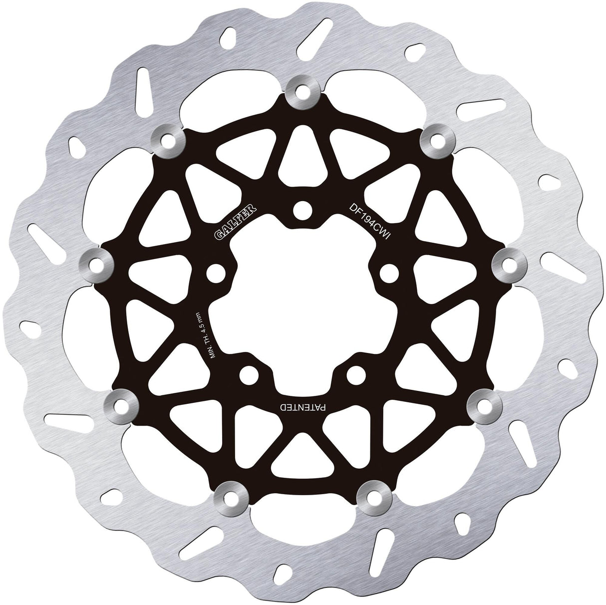 Galfer wave remschijf df194 rotor brake rotors floating left