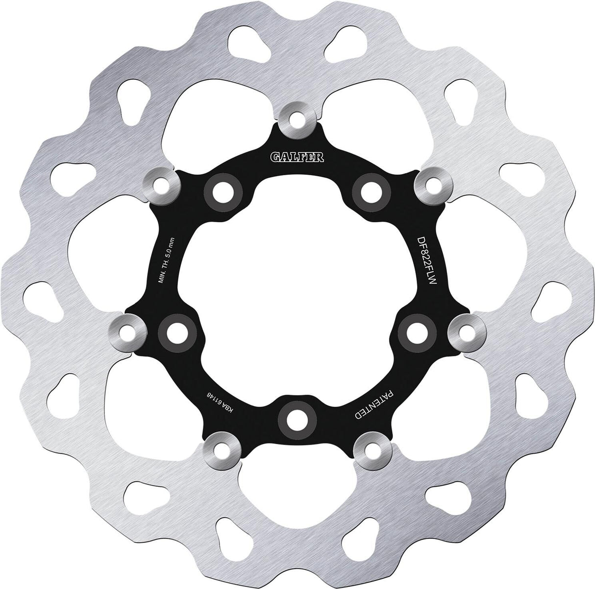 Galfer golf brake disc df822 rotor df822 type flw floating