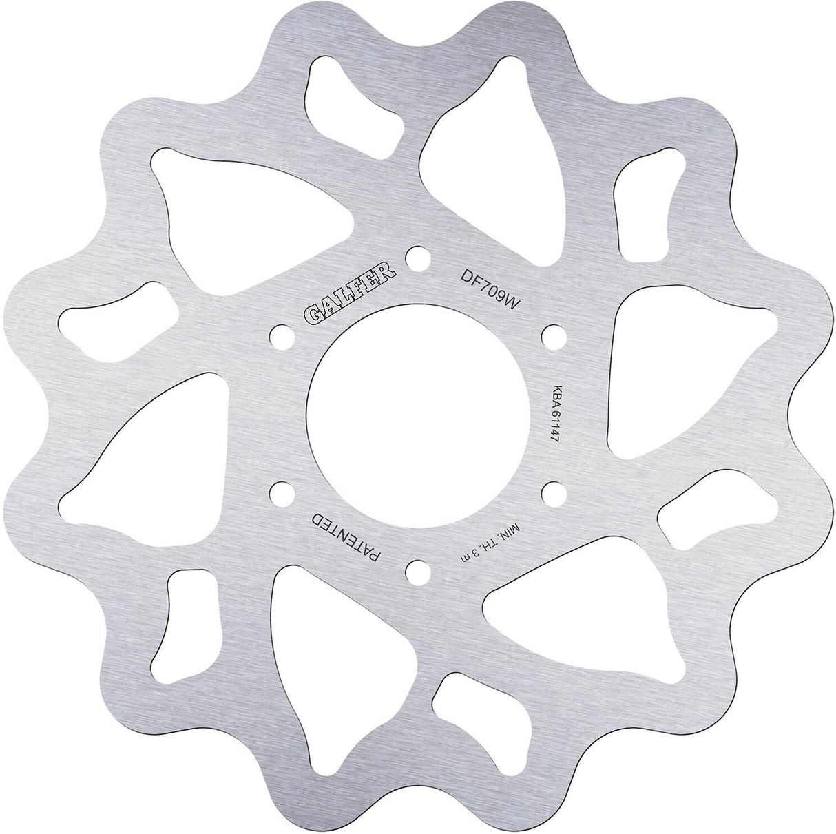 Galfer golf brake disc df709 rotor df709 type w rigid