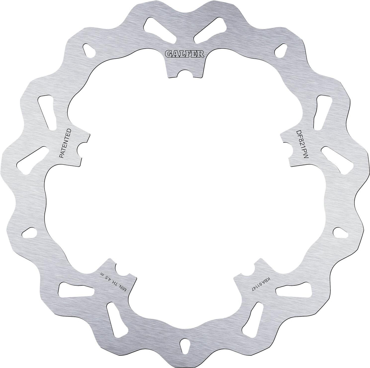 Galfer golf brake disc df821 rotor df821 type pw rigid