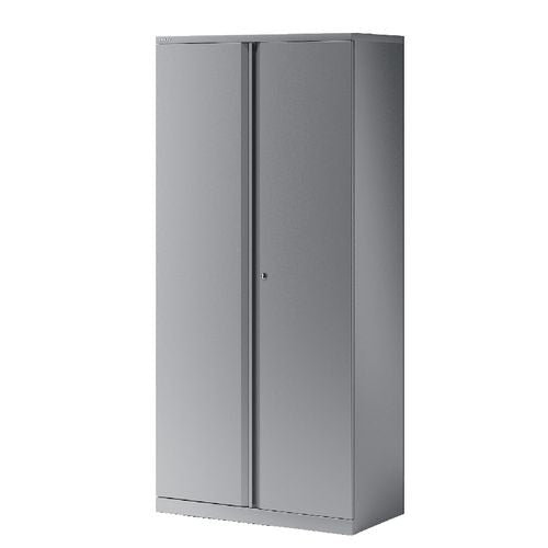 2-deurskast bisley 4 planken zilver