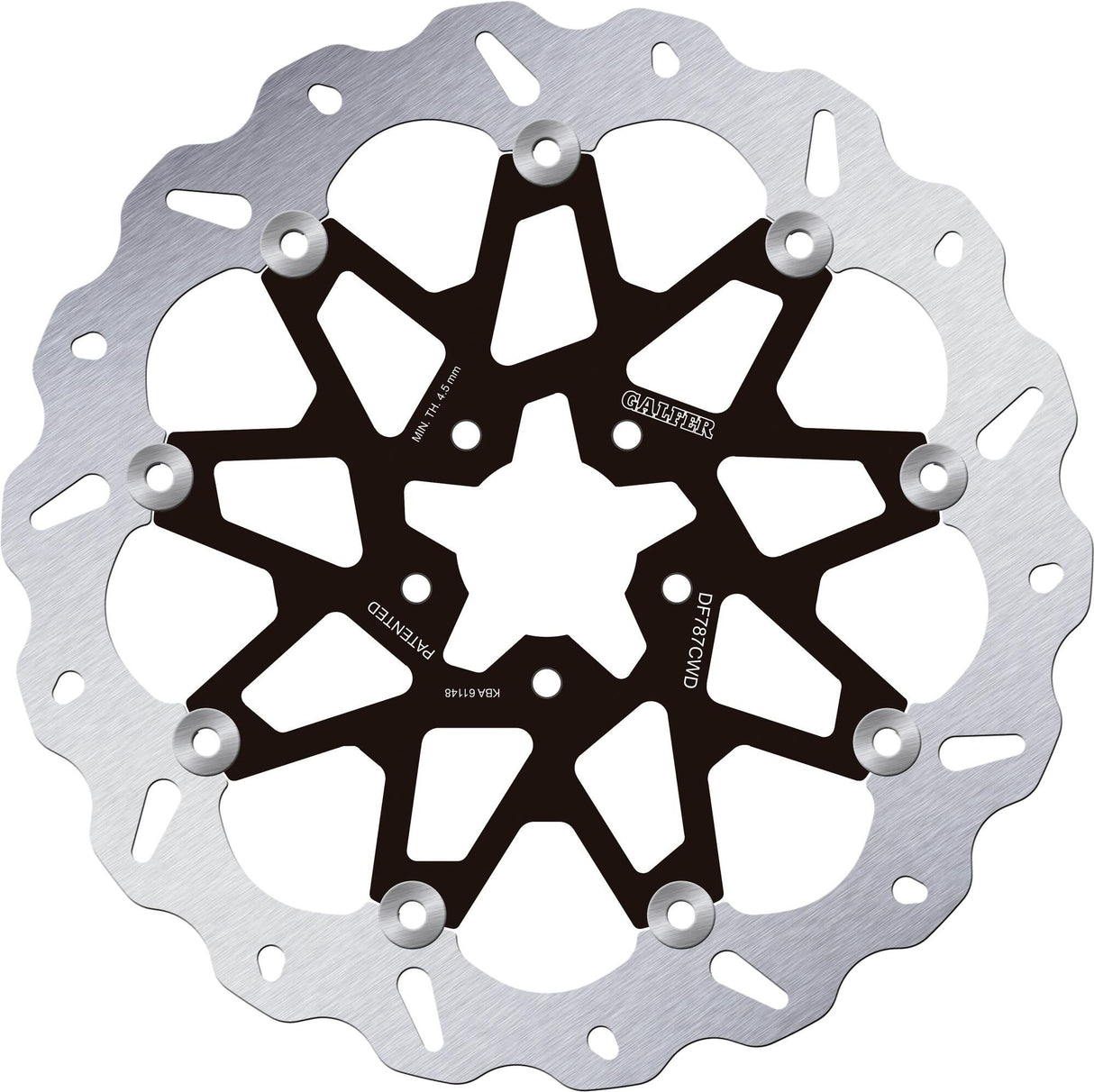 Galfer golf remschijf df787 rotor brake rotors floating right