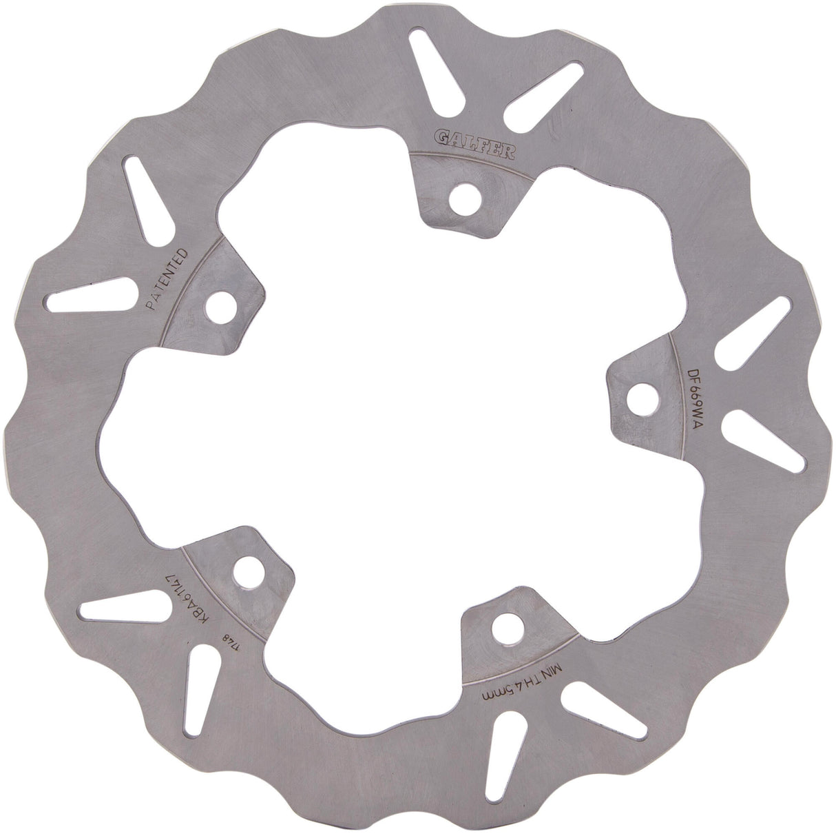 Galfer golf remschijf df669 rotor df669 type wa rigid