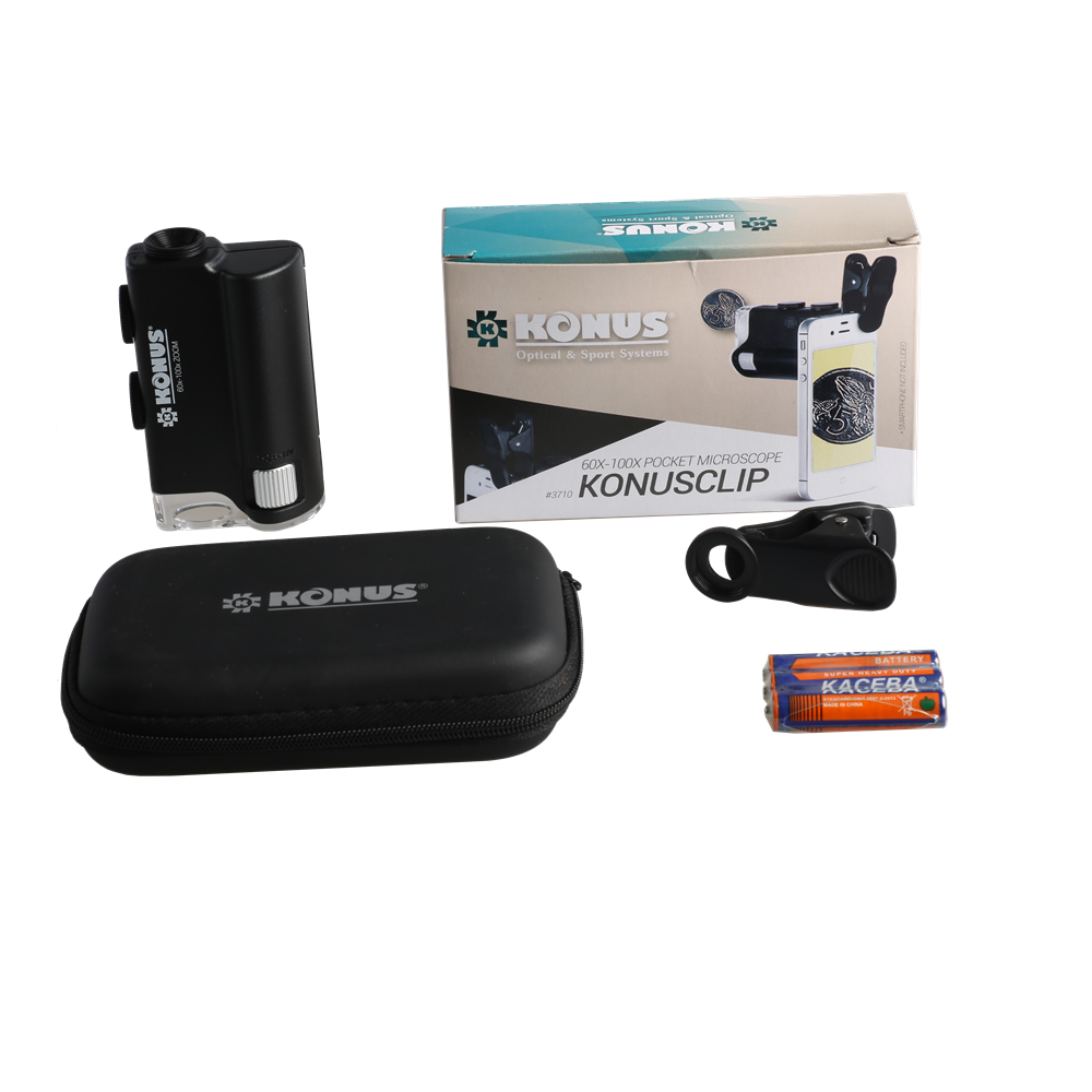 Microscópio Konus Konusclip 60x-200x