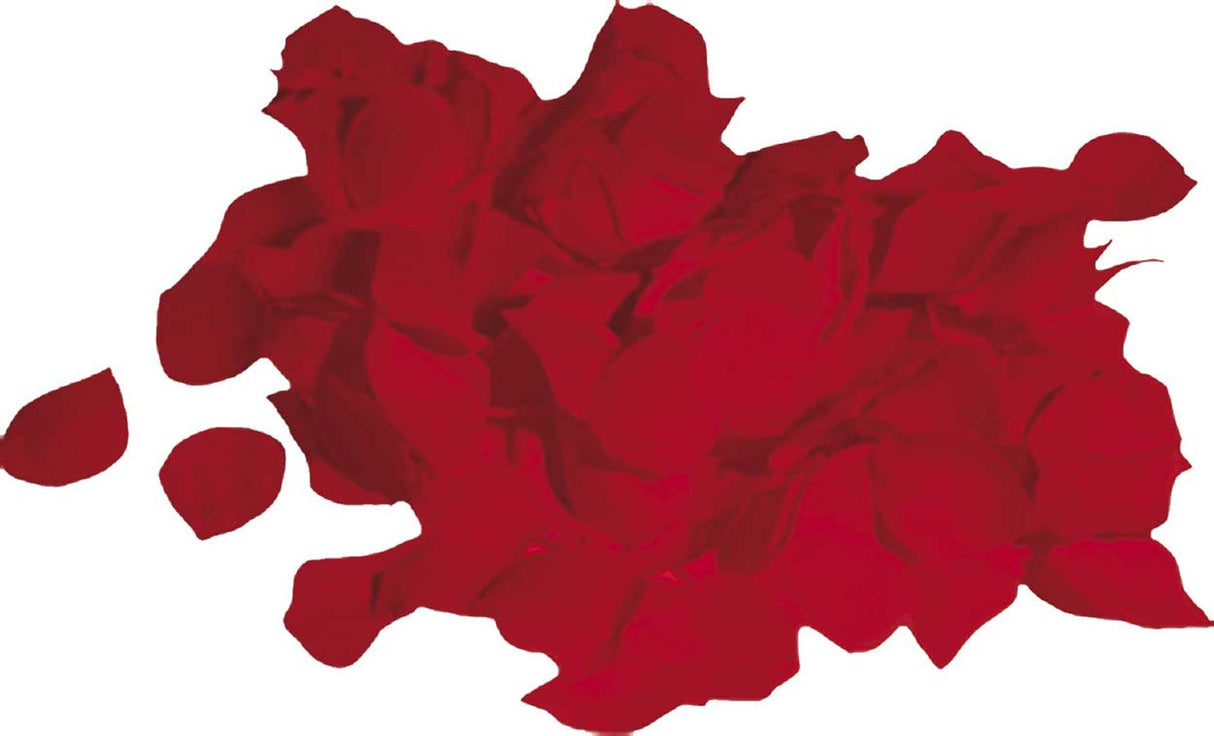 Pétalos de rosa Haza rojos 144 piezas, paquete de 5