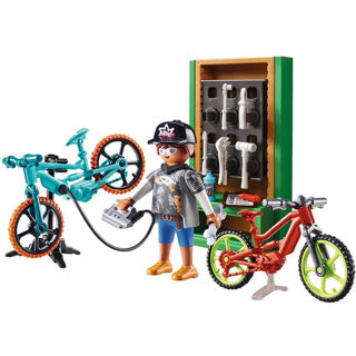 Playmobil 70674 gift set e-bike werkplaats | 2 stuks