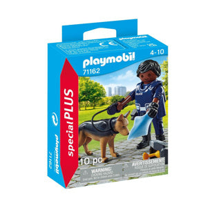 Playmobil Specials Police Officer with Sniffer Dog 71162