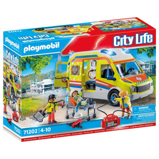 Playmobil City Life Ambulance avec la lumière et le son 71202