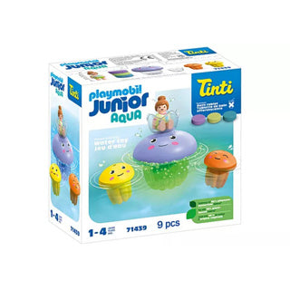 Playmobil 71439 junior tinti: colorful jellyfish family