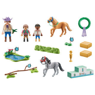 PLAYMOBIL Horses of Waterfall Pony Tournament 71495