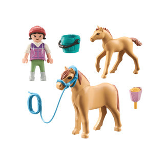 Playmobil 71498 Pferde oder Wasserfallkind mit Pony