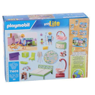Playmobil 71609 bedroom with baby play corner