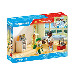 Playmobil 71619 pediatrician with teddy bear