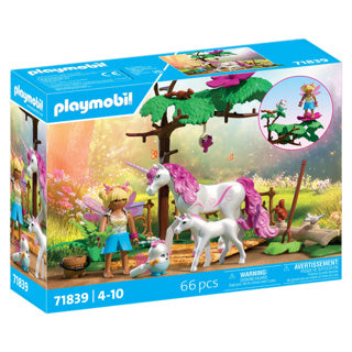 Playmobil 71839 Magical Unicorn Stable for Mother and Foal