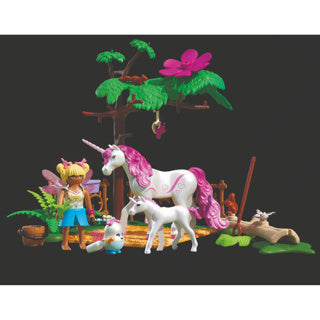 Playmobil 71839 Magical Unicorn Stable for Mother and Foal