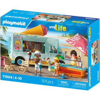 Playmobil 71904 ice cream truck with surf shop