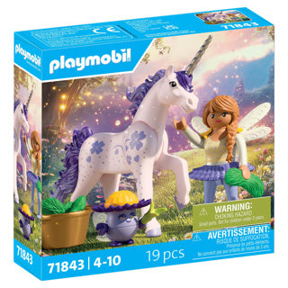 Playmobil 71843 collectible unicorn lucky lavender with fairy