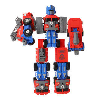 Robot transformable mega red blue