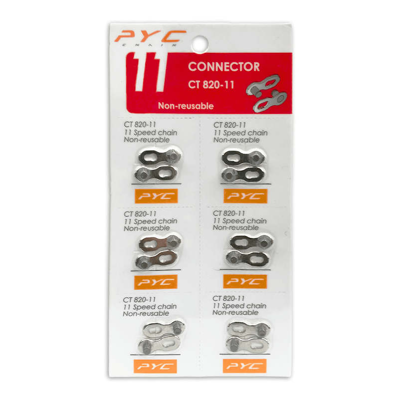 PYC 11-speed bicycle chain - 6 pieces